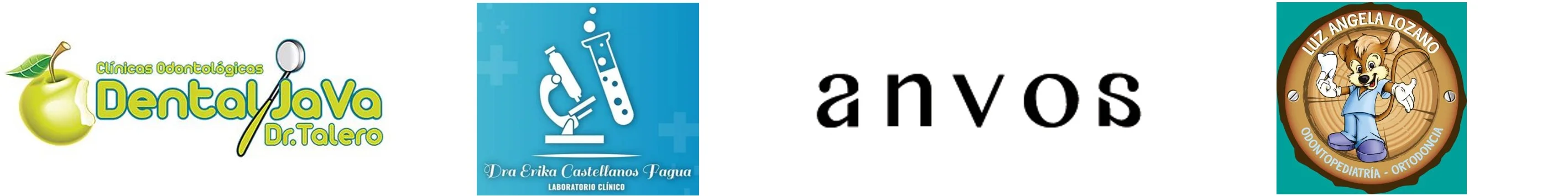 Clientes NaxvanSoft: Clínicas Odontológicas Dental JAVA, Dra Erika Castellanos, ANVOS, Dra Luz Ángela Lozano