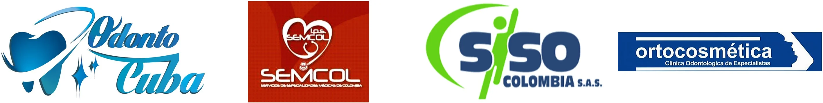 Clientes NaxvanSoft: Odonto Cuba, SEMCOL IPS, IPS SISO Colombia SAS, Ortocosmética IPS