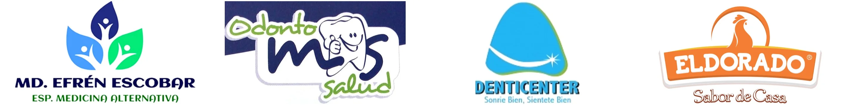 Clientes NaxvanSoft: Dr Efrén Escobar, Odonto Más Salud, Denticenter, Inversiones El Dorado