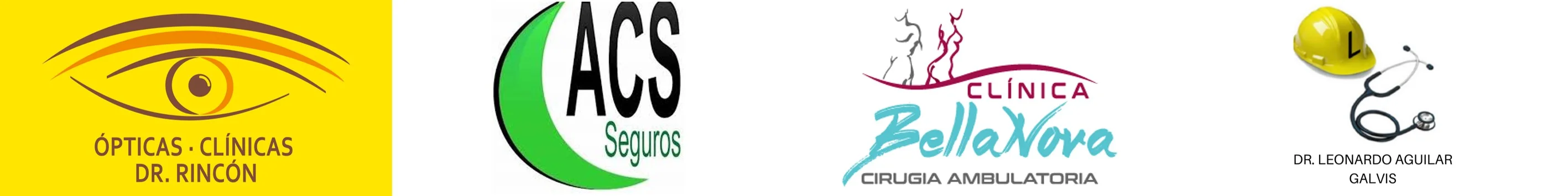 Clientes NaxvanSoft: Ópticas Clínicas Dr Rincón, ACS IPS SAS, Clínica Bellanova, Dr Leonardo Aguilar